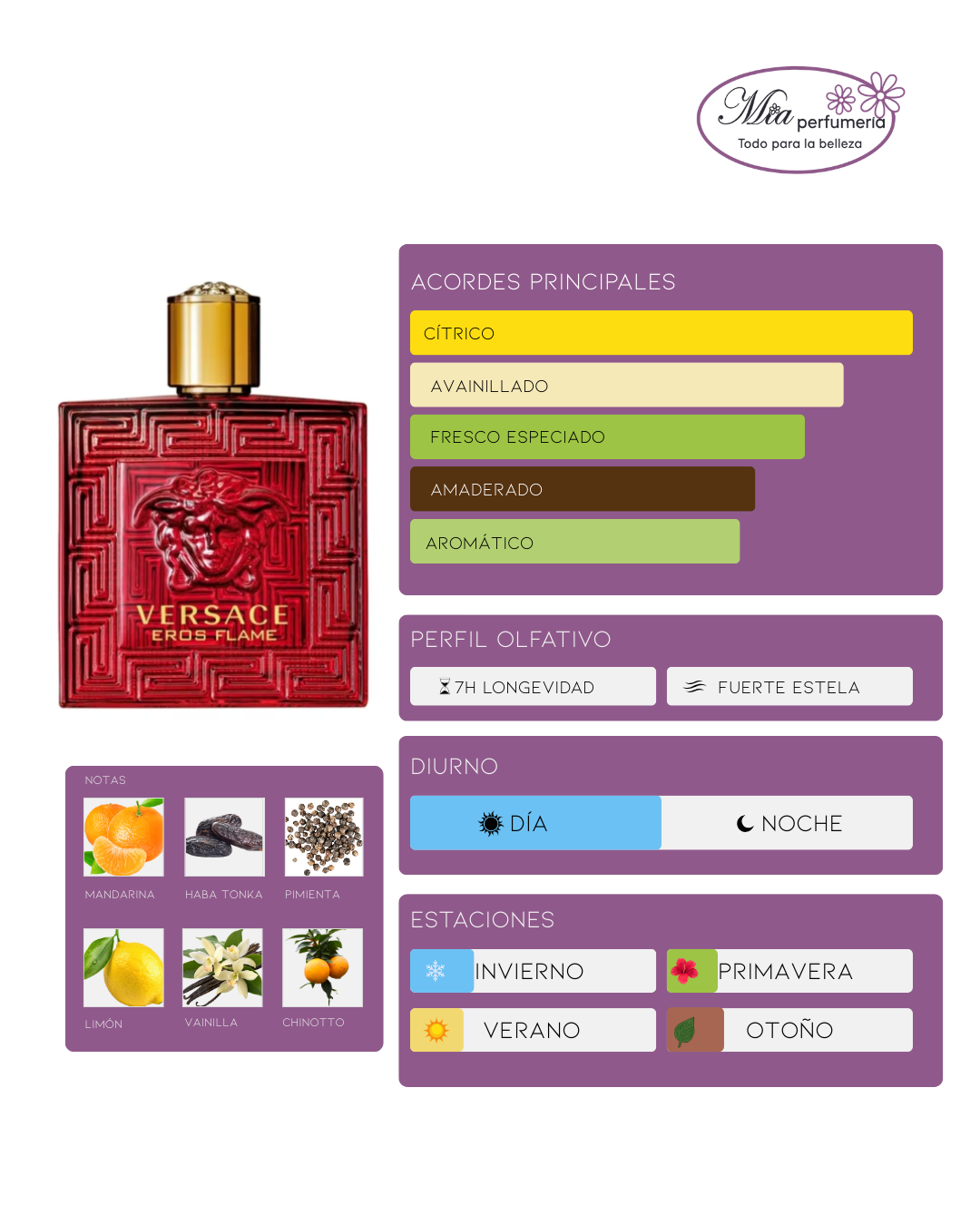 Kit Eros Flame by Versace EDP - Imagen 2