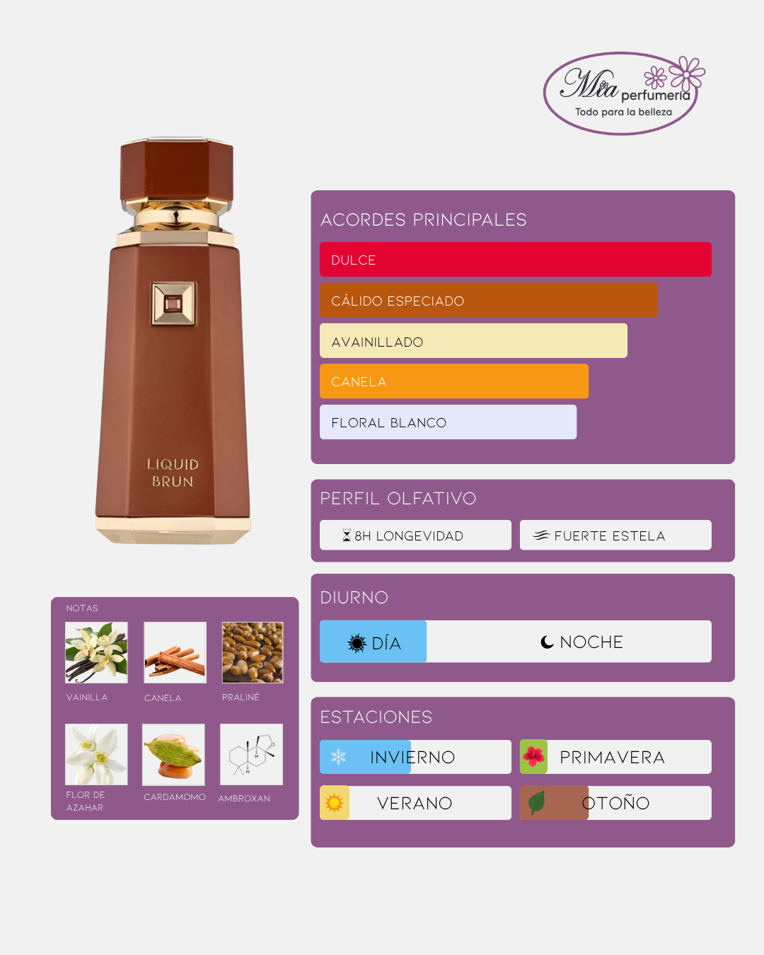 French Avenue Liquid Brun EDP 100ml - Imagen 2