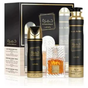 Lattafa Khamrah Set Kit 3 Piezas EDP