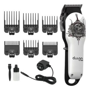 Máquina Duga Extreme Metal Cordless clipper calavera blanca