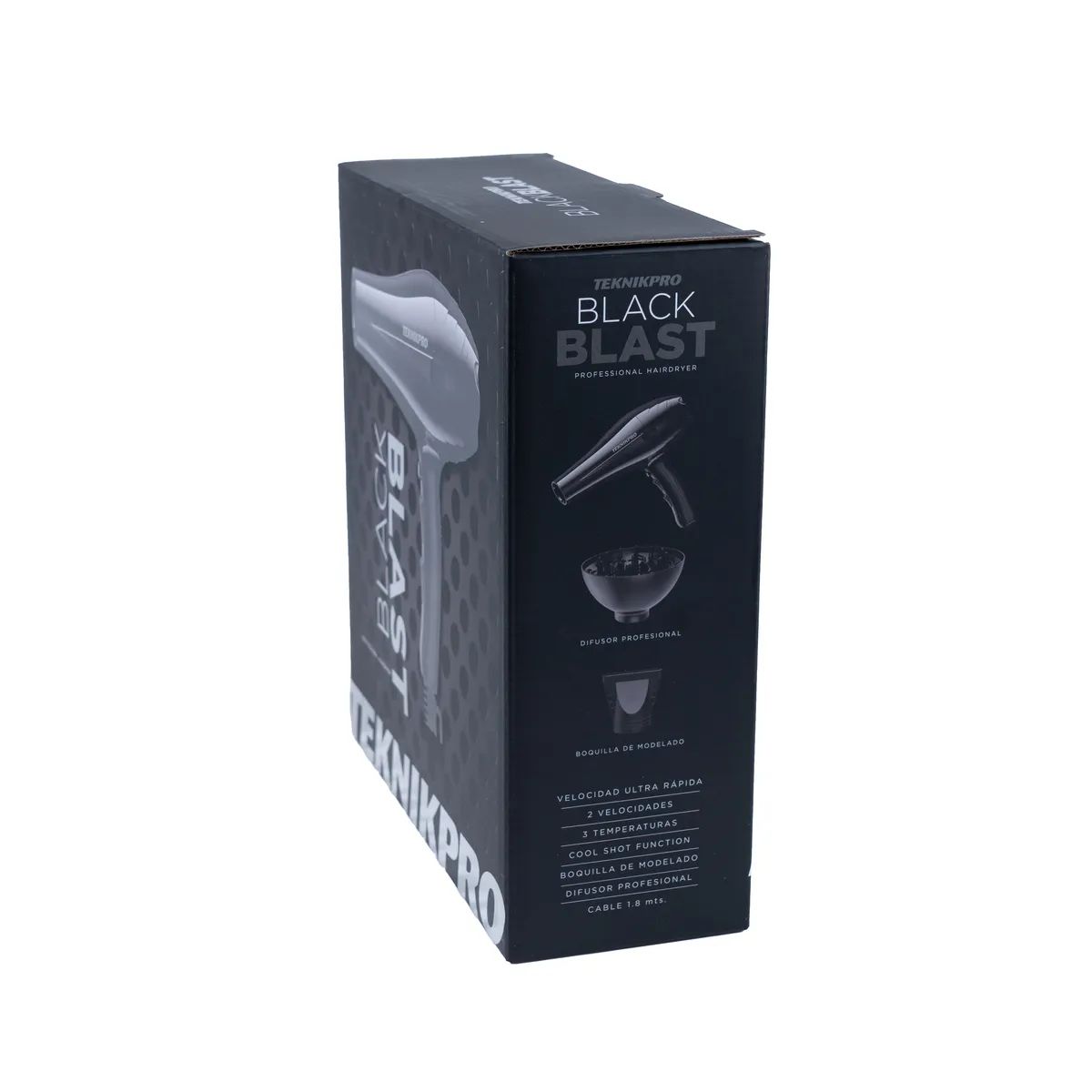 Secador de Pelo Profesional Teknikpro Black Blas - Imagen 3