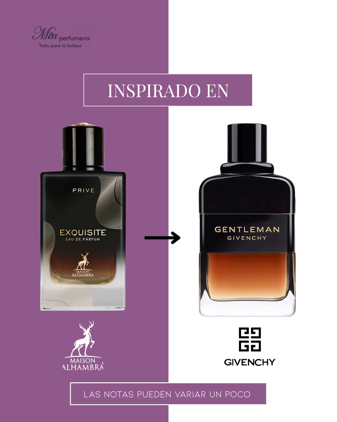Maison Alhambra Exquisite Prive man EDP 100ml - Imagen 3