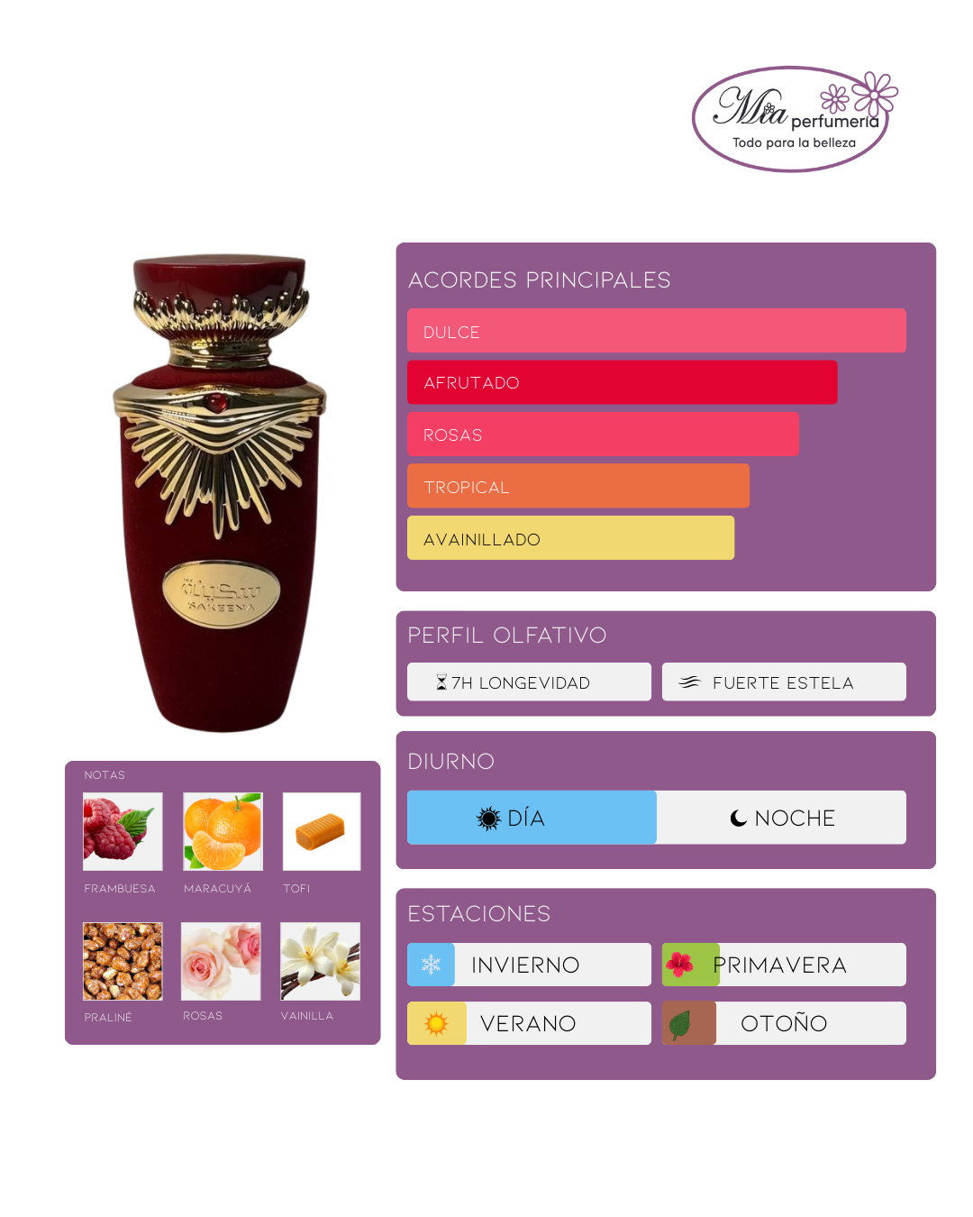 Lattafa Sakeena FEM EDP 100ml - Imagen 2