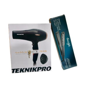 Combo : secador Teknikpro + plancha Duga