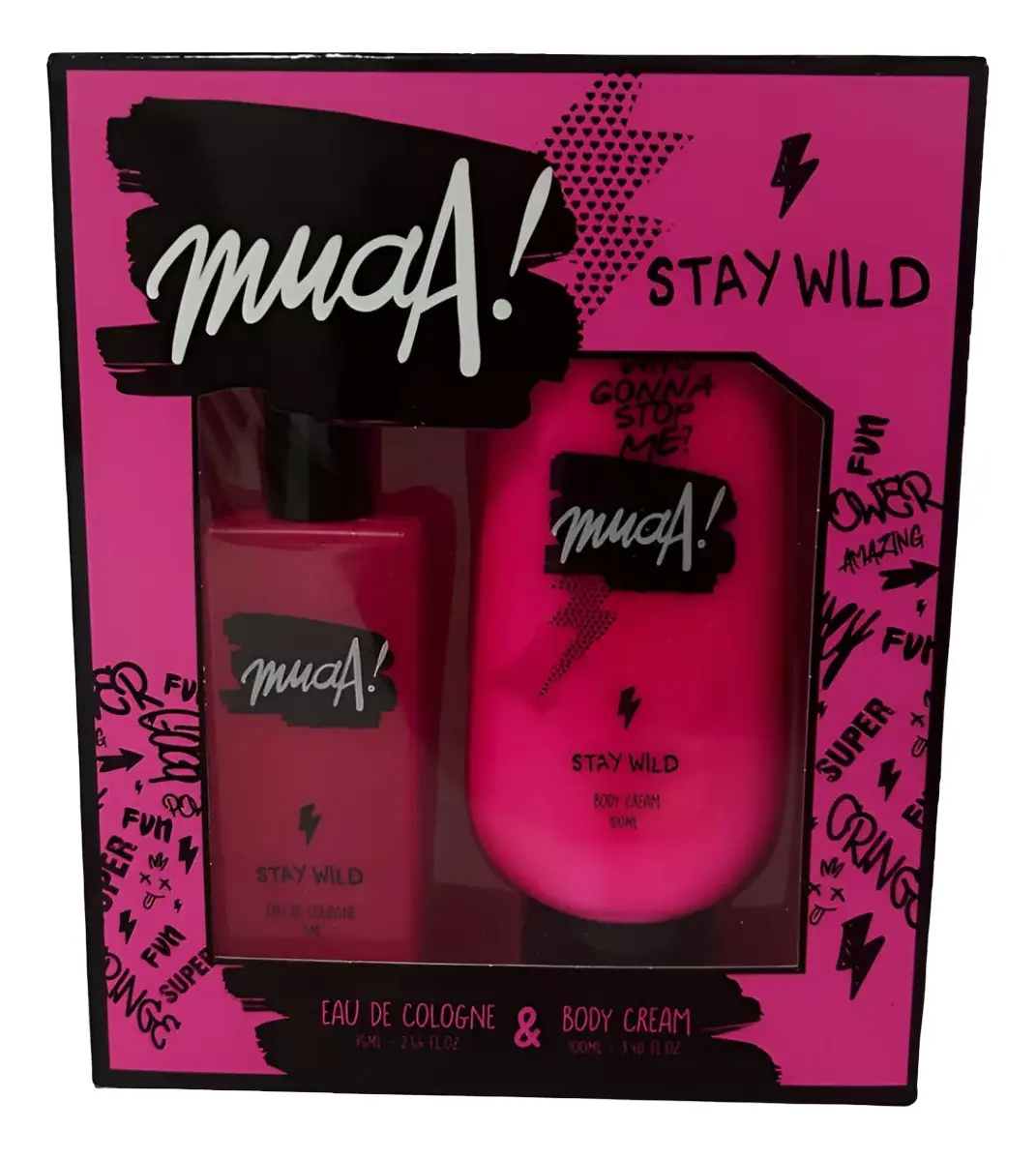 Kit Perfume Colonia + Crema Corporal Muaa Stay Wild