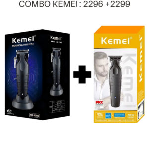 Combo Kemei: Clipper + Trimmer 2296 +2299