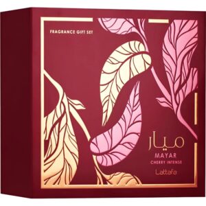 Kit Perfume Lattafa Mayar Cherry Intense EDP 3 piezas