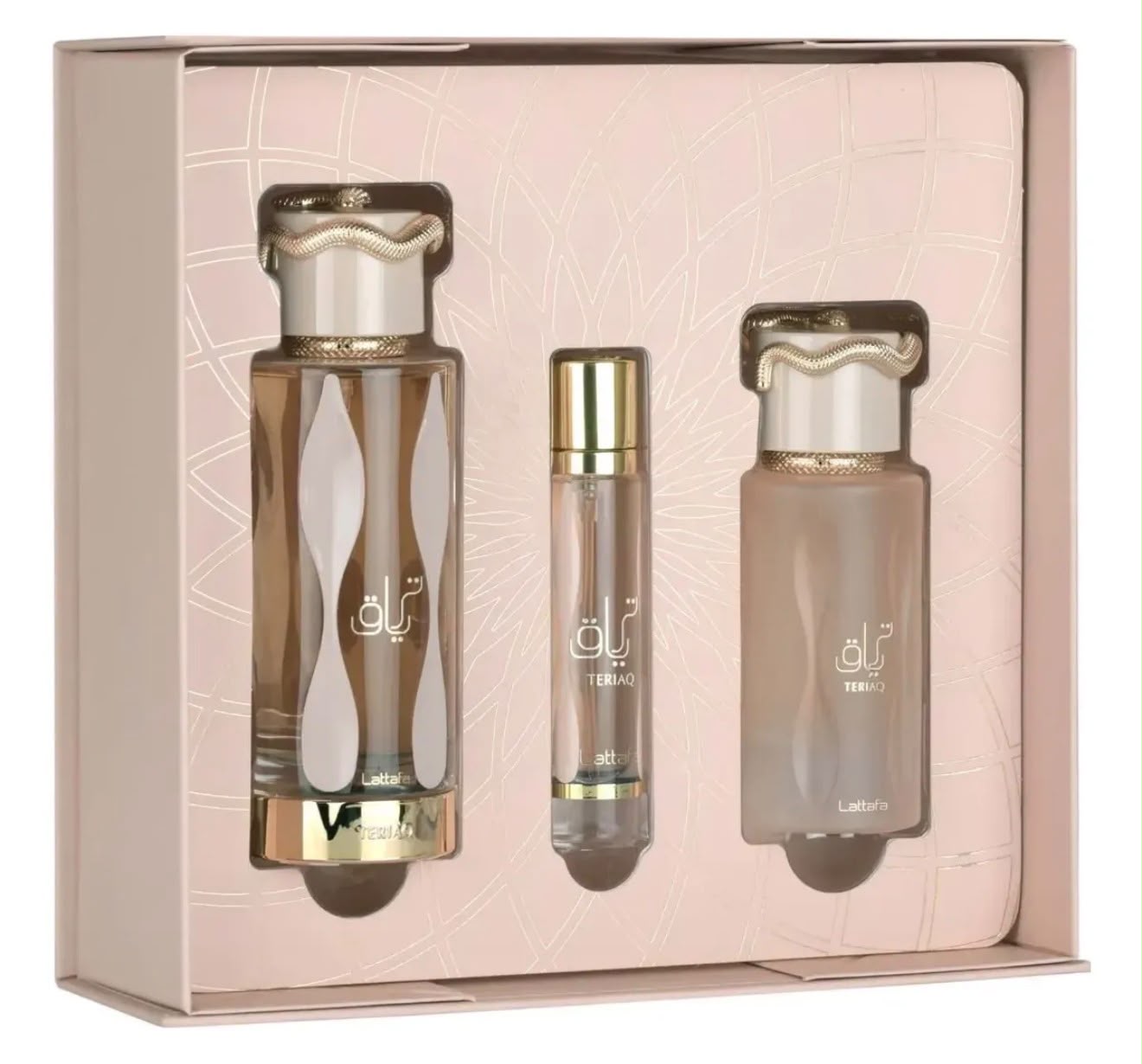 kit Lattafa Teriaq 100ml + 12ml + Hair Mist - Imagen 3