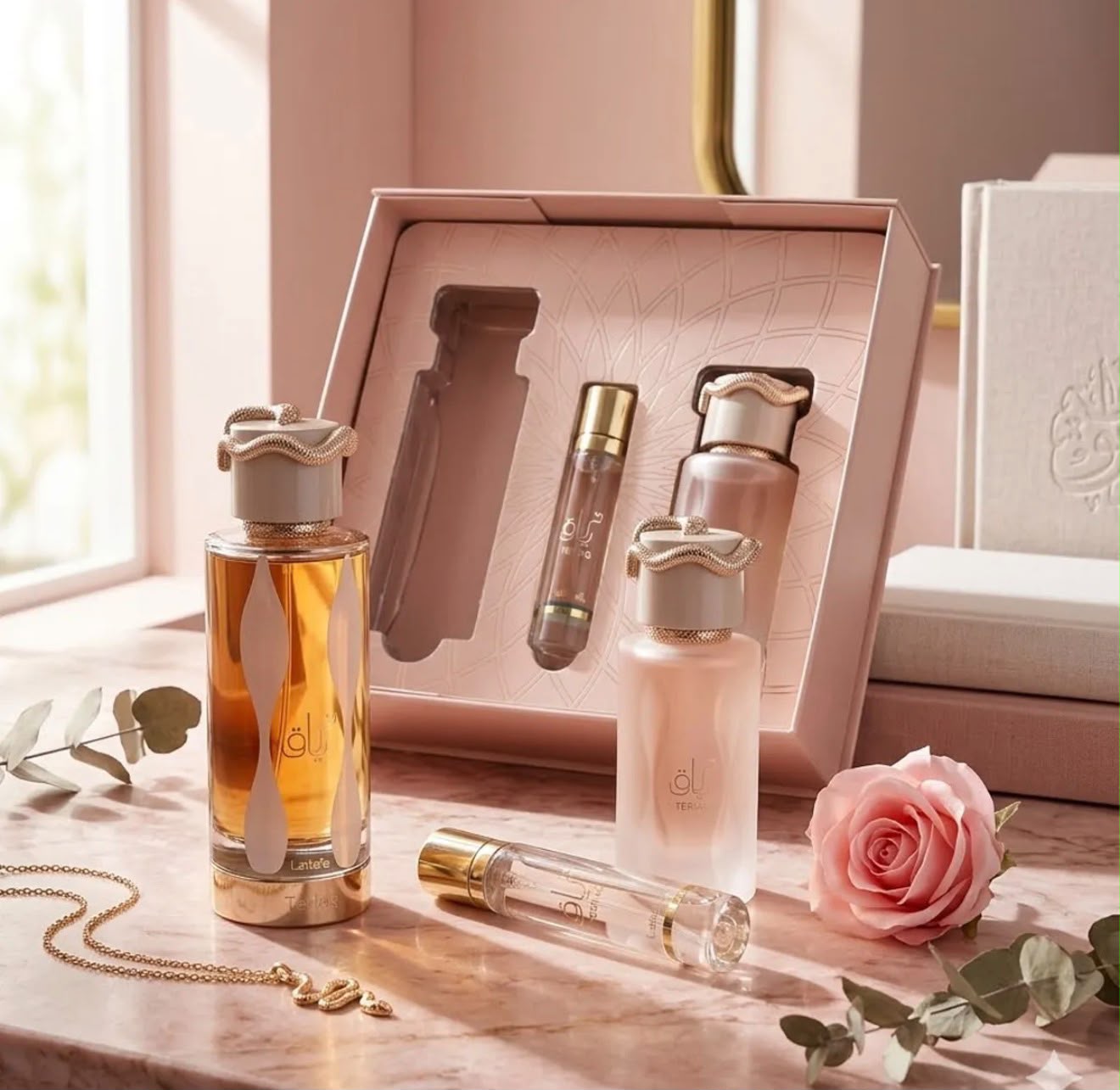 kit Lattafa Teriaq 100ml + 12ml + Hair Mist - Imagen 5